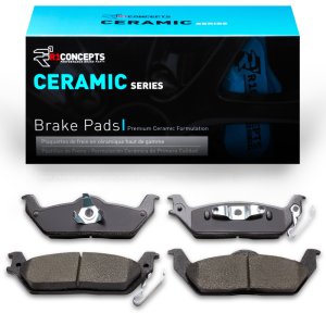 Ford F-150 Brake Pads - Rear - R1 Concepts - Ceramic - `04-`11